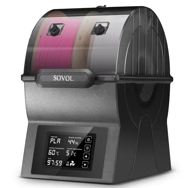 Boîte sèche-filament double bobine