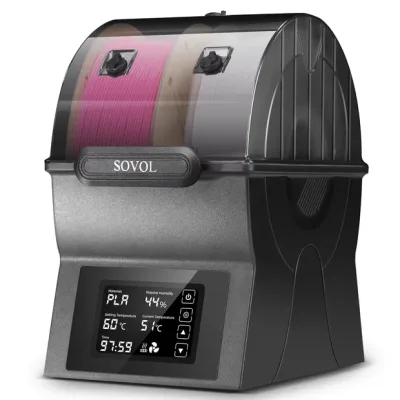 Boîte sèche-filament double bobine