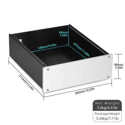 Châssis d'amplificateur en aluminium à monter – image 2
