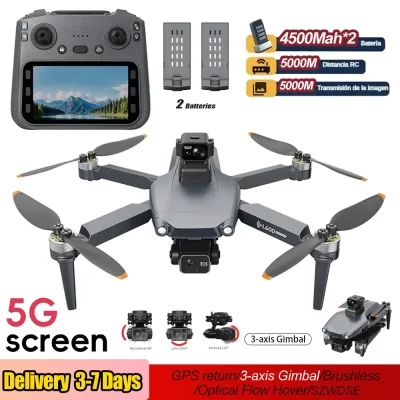 Drone GPS pliable avec caméra et cardan 3 axes – image 2