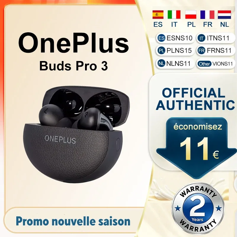 Écouteurs Bluetooth 5.4 à réduction active du bruit