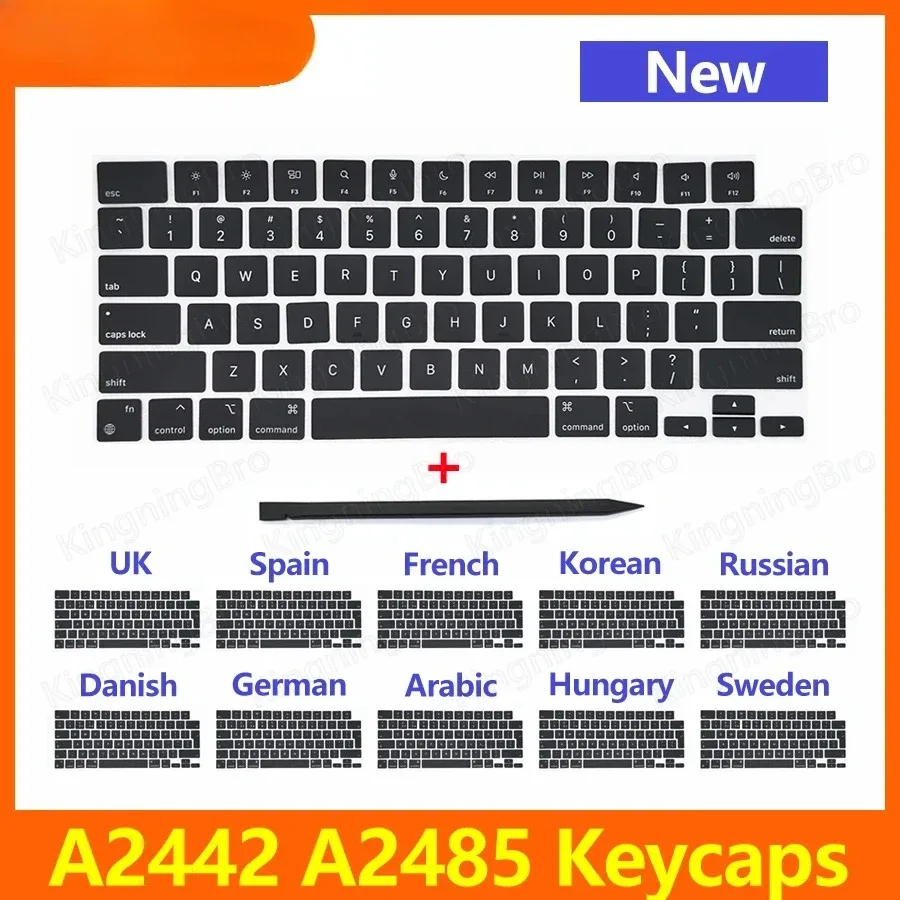 Jeu de touches de remplacement pour clavier portable