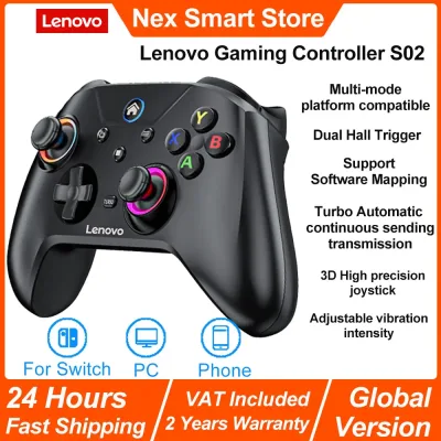 Manette de jeu sans fil Bluetooth à gâchettes Hall