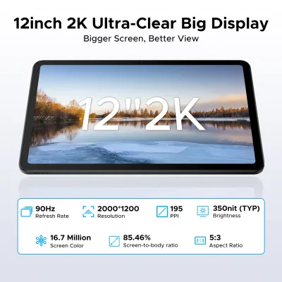 Tablette Android 2 en 1, écran 30,5 cm, 128 Go – image 3