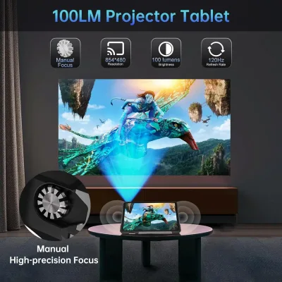 Tablette robuste avec projecteur, écran 28 cm – image 2