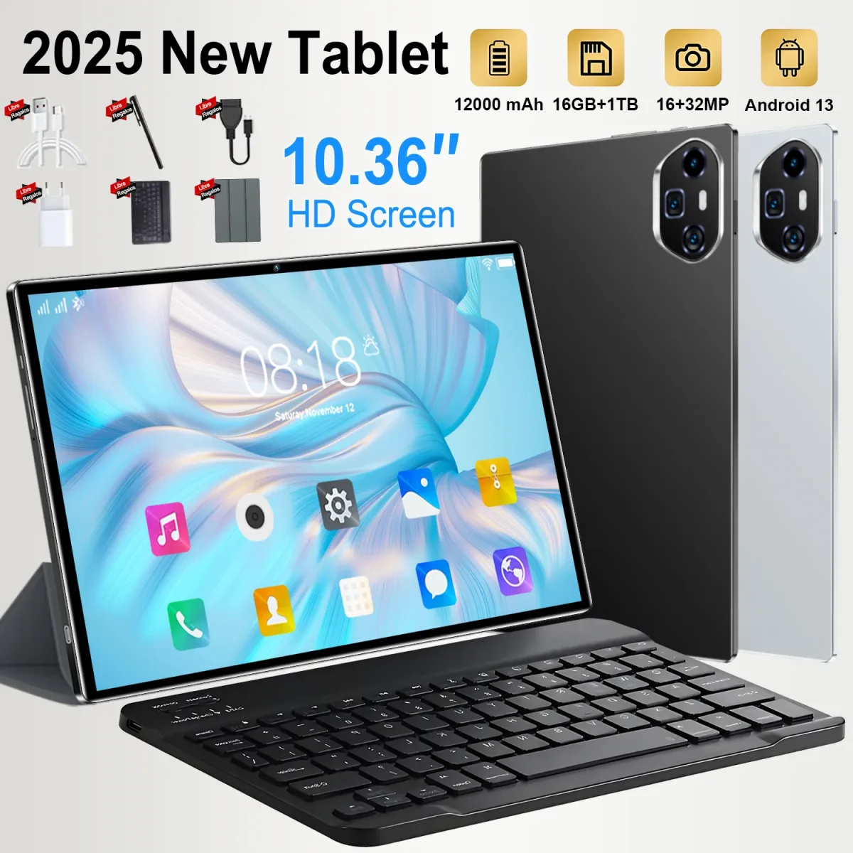 Tablette tactile 26,5 cm double SIM 5G